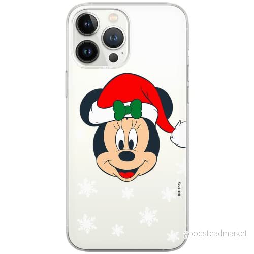 ERT GROUP mobiltelefonfodral för Huawei P30 originalt och officiellt licensierat Disney mönster Minnie 061 Vit optimalt anpassad till formen på mobiltelefonen, gedeeltelijk transparant 5903932063585