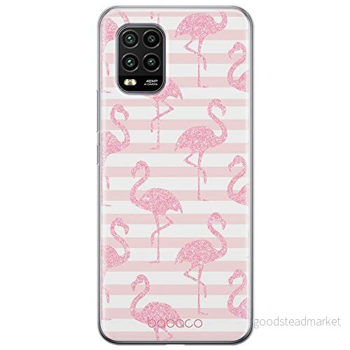 ERT GROUP mobiltelefonfodral för Xiaomi MI 10 LITE originalt och officiellt licensierat Babaco mönster Flamingo 001 optimalt anpassad till formen på mobiltelefonen, fodral tillverkad av TPU plast 5903537145983
