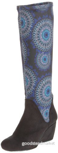 Desigual Nuria, damstövlar, Blå 5127, 37 EU 8433611471167