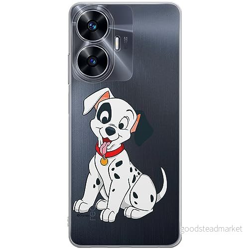 ERT GROUP mobiltelefonfodral för Realme C55 originalt och officiellt licensierat Disney mönster Dalmatian 006 optimalt anpassad till formen på mobiltelefonen, gedeeltelijk transparant 5905511867300