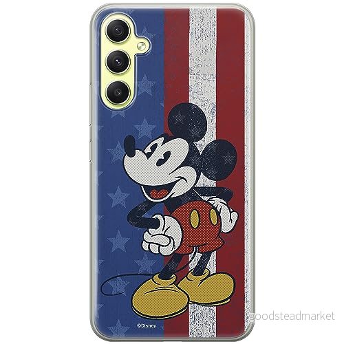 ERT GROUP mobiltelefonfodral för Samsung A34 5G originalt och officiellt licensierat Disney mönster Mickey 021 optimalt anpassad till formen på mobiltelefonen, fodral tillverkad av TPU plast 5905511790172
