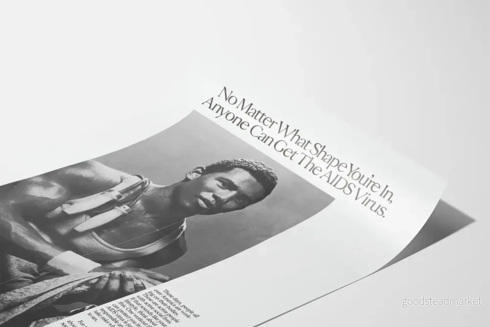 Informationsaffisch om AIDS-virus - Budskap om inkludering och förebyggande - Bild 3