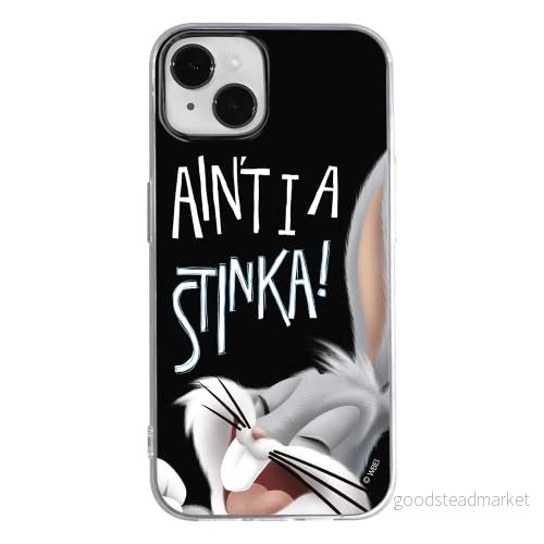 ERT GROUP mobiltelefonfodral för Apple Iphone 14 originalt och officiellt licensierat Looney Tunes mönster Bugs 003 optimalt anpassad till formen på mobiltelefonen, fodral tillverkad av TPU plast 5905131888075