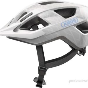 ABUS Aduro 3.0 LED cykelhjälm sportig cityhjälm i snygg design för vardags och sportturer med bakljus dam herr storlek L, vit 4003318383496 ABUS Aduro 3.0 LED cykelhjälm sportig cityhjälm i snygg design för vardags och sportturer med bakljus dam herr storlek L, vit 4003318383496