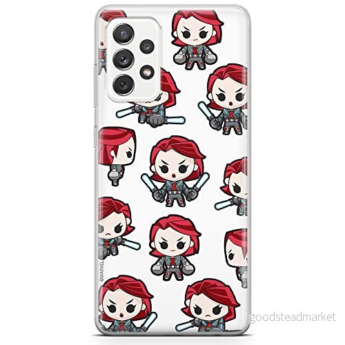 ERT GROUP mobiltelefonfodral för Samsung A33 5G originalt och officiellt licensierat Marvel mönster Black Widow 013 optimalt anpassad till formen på mobiltelefonen, fodral tillverkad av TPU plast 5904805350849