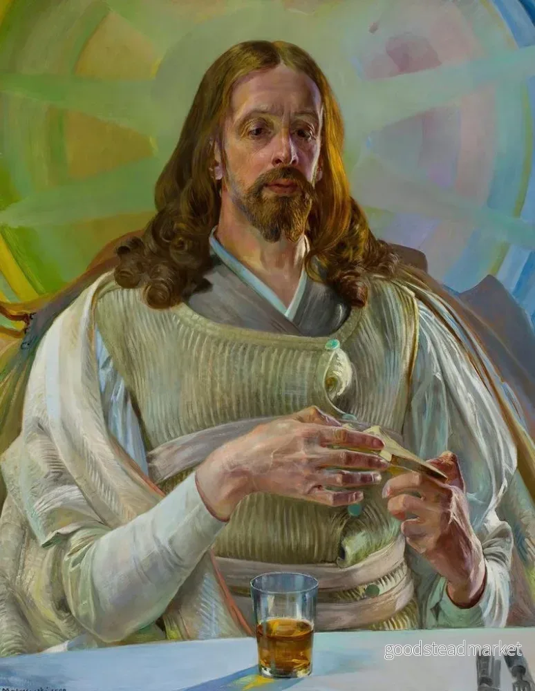 Målning Le Christ à Emmaüs - Jacek Malczewski | Konsttryck - Bild 2