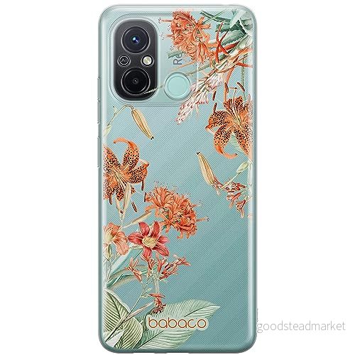ERT GROUP mobiltelefonfodral för Xiaomi REDMI 12C/ 11A originalt och officiellt licensierat Babaco mönster Flowers 057 optimalt anpassad till formen på mobiltelefonen, gedeeltelijk transparant 5905511850135