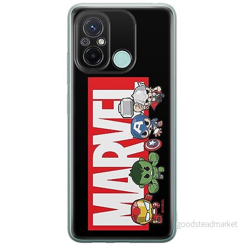 ERT GROUP mobiltelefonfodral för Xiaomi REDMI 12C/ 11A originalt och officiellt licensierat Marvel mönster 010 optimalt anpassad till formen på mobiltelefonen, fodral tillverkad av TPU plast 5905511846015