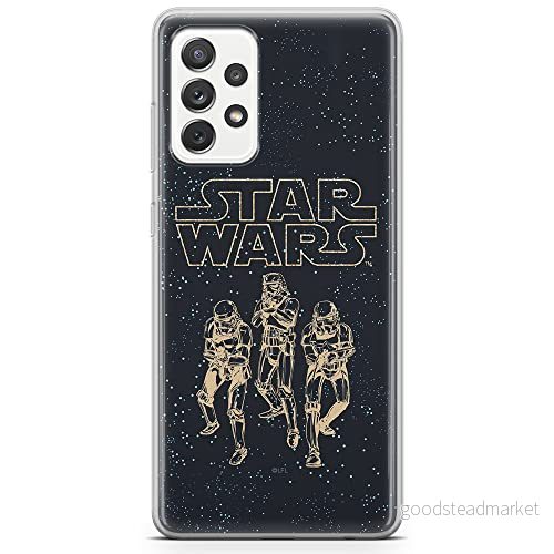 ERT GROUP mobiltelefonfodral för Samsung A73 5G originalt och officiellt licensierat Star Wars mönster 005 optimalt anpassad till formen på mobiltelefonen, fodral tillverkad av TPU plast 5904805516719