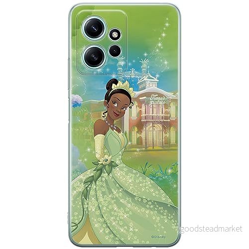 ERT GROUP mobiltelefonfodral för Xiaomi REDMI NOTE 12 4G originalt och officiellt licensierat Disney mönster Tiana 001 optimalt anpassad till formen på mobiltelefonen, fodral tillverkad av TPU plast 5905511954055