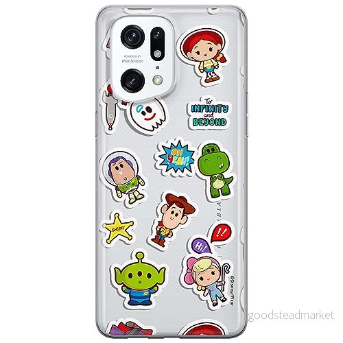 ERT GROUP mobiltelefonfodral för Oppo FIND X5 PRO originalt och officiellt licensierat Disney mönster Toy Story 015 optimalt anpassad till formen på mobiltelefonen, gedeeltelijk transparant 5905795048907