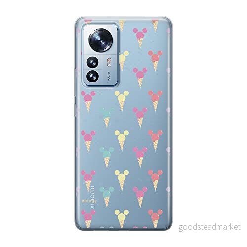 ERT GROUP mobiltelefonfodral för Xiaomi 12 / 12X originalt och officiellt licensierat Disney mönster Mickey 002 optimalt anpassad till formen på mobiltelefonen, gedeeltelijk transparant 5905511480288