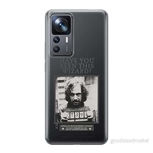 ERT GROUP mobiltelefonfodral för Xiaomi 12T/12T pro/K50 Ultra originalt och officiellt licensierat Harry Potter mönster 031 optimalt anpassad till formen på mobiltelefonen, gedeeltelijk transparant 5905511572594