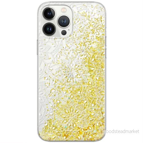 ERT GROUP mobiltelefonfodral för Apple Iphone 11 PRO MAX originalt och officiellt licensierat Babaco mönster Mandalas 009 Vit anpassad till formen på mobiltelefonen, med glitter overflow effekt 5904805856105