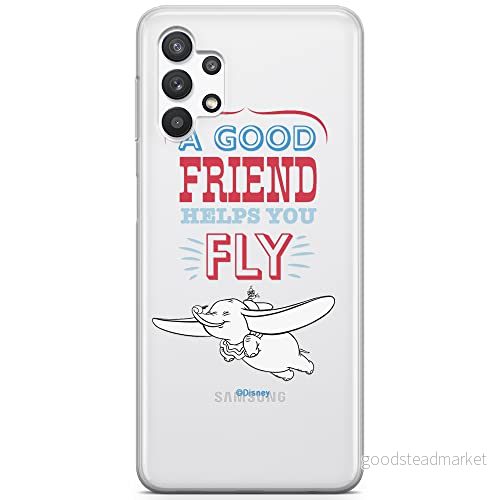 ERT GROUP mobiltelefonfodral för Samsung A32 5G originalt och officiellt licensierat Disney mönster Dumbo 004 optimalt anpassad till formen på mobiltelefonen, gedeeltelijk transparant 5903040047545