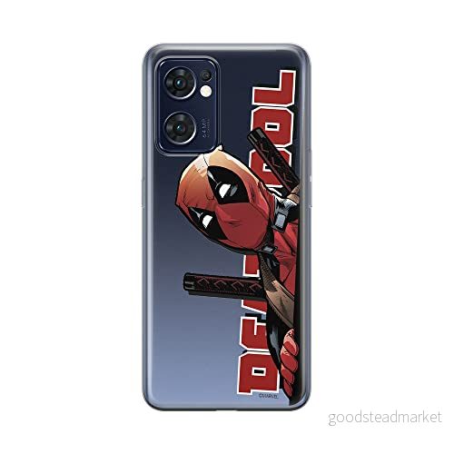 ERT GROUP mobiltelefonfodral för Oppo RENO 7 5G originalt och officiellt licensierat Marvel mönster Deadpool 002 optimalt anpassad till formen på mobiltelefonen, gedeeltelijk transparant 5905511302627
