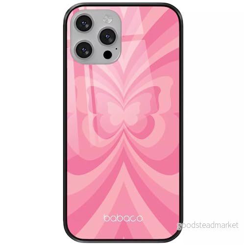 ERT GROUP mobiltelefonfodral för Apple Iphone 13 PRO MAX originalt och officiellt licensierat Babaco mönster Butterflies 001 tillverkad av härdat glas, skyddsfodral 5904805866937