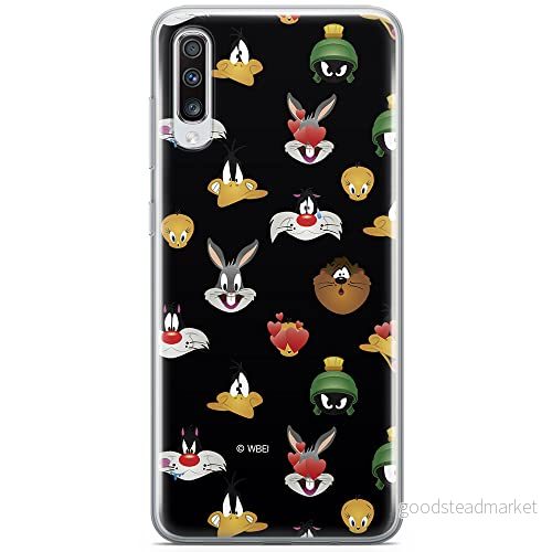 ERT GROUP mobiltelefonfodral för Samsung A70 originalt och officiellt licensierat Looney Tunes mönster 007 optimalt anpassad till formen på mobiltelefonen, fodral tillverkad av TPU plast 5902980472967
