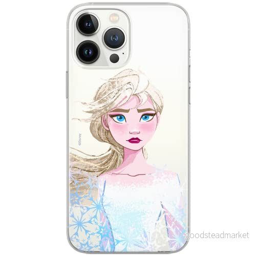 ERT GROUP mobiltelefonfodral för Huawei P30 originalt och officiellt licensierat Disney mönster Elsa 014 Vit optimalt anpassad till formen på mobiltelefonen, gedeeltelijk transparant 5903537026121