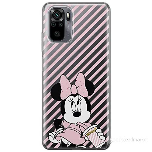 ERT GROUP mobiltelefonfodral för Xiaomi REDMI NOTE 10/ 10S originalt och officiellt licensierat Disney mönster Minnie 017 optimalt anpassad till formen på mobiltelefonen, gedeeltelijk transparant 5903537182537