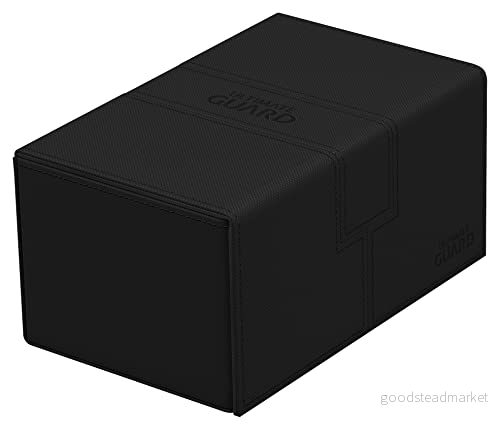 Ultimate Guard UGD011234 Twin Flip`n`Tray 160+ XenoSkin Monocolor svart kortlåda 4056133021869