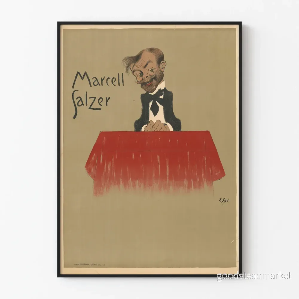 Vintageposter Marcell Salzer Berlinteatern
