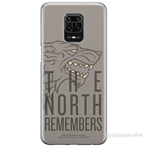 ERT GROUP mobiltelefonfodral för Xiaomi REDMI NOTE 9 PRO/ 9S originalt och officiellt licensierat Game od Thrones mönster of 013, fodral tillverkad av TPU plast 5903932681222