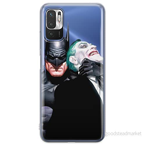 ERT GROUP mobiltelefonfodral för Xiaomi REDMI NOTE 10 5G / POCO M3 PRO originalt och officiellt licensierat DC mönster Batman i Joker 001, gedeeltelijk transparant 5904805610462