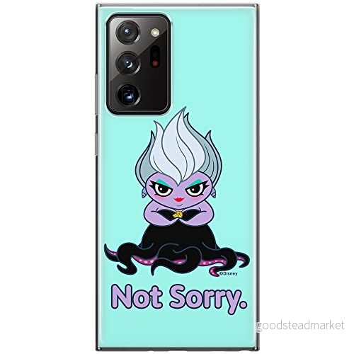 ERT GROUP mobiltelefonfodral för Samsung GALAXY NOTE 20 ULTRA originalt och officiellt licensierat Disney mönster Ursula 004 anpassad till formen på mobiltelefonen, fodral tillverkad av TPU plast 5905131458353