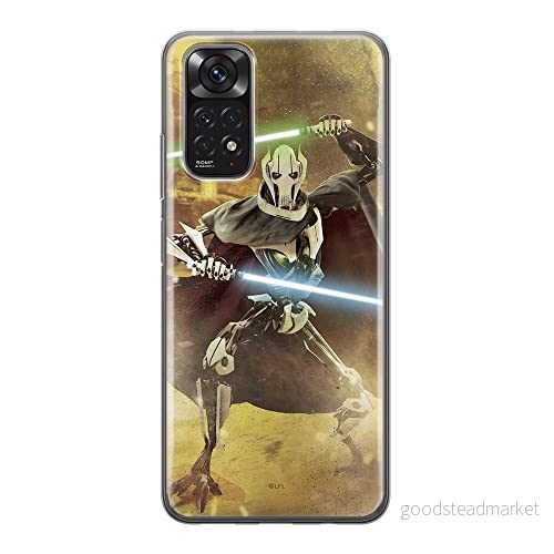 ERT GROUP mobiltelefonfodral för Xiaomi REDMI NOTE 11S 4G / 11 originalt och officiellt licensierat Star Wars mönster Grievous 001, fodral tillverkad av TPU plast 5905511553807