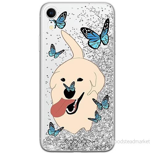 ERT GROUP mobiltelefonfodral för Apple Iphone XR originalt och officiellt licensierat Babaco mönster Dogs 011 optimalt anpassad till formen på mobiltelefonen, med glitter overflow effekt 5905131052360
