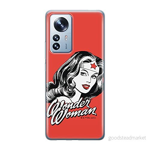 ERT GROUP mobiltelefonfodral för Xiaomi 12 PRO originalt och officiellt licensierat DC mönster Wonder Woman 023 optimalt anpassad till formen på mobiltelefonen, fodral tillverkad av TPU plast 5905511526917