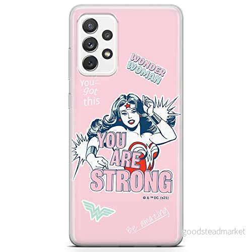 ERT GROUP mobiltelefonfodral för Samsung A72 5G originalt och officiellt licensierat DC mönster Wonder Woman 025 optimalt anpassad till formen på mobiltelefonen, fodral tillverkad av TPU plast 5903932932119