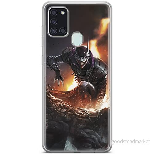 ERT GROUP mobiltelefonfodral för Samsung A21s originalt och officiellt licensierat DC mönster Batman Who Laughs 001 optimalt anpassad till formen på mobiltelefonen, fodral tillverkad av TPU plast 5903040264294