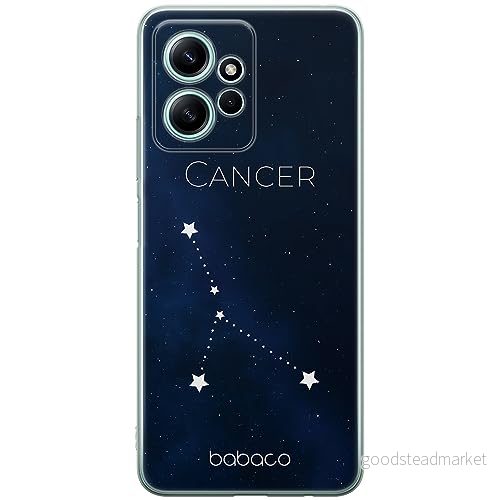 ERT GROUP mobiltelefonfodral för Xiaomi REDMI NOTE 12 4G originalt och officiellt licensierat Babaco mönster Zodiac Constellation 004, fodral tillverkad av TPU plast 5905511940867