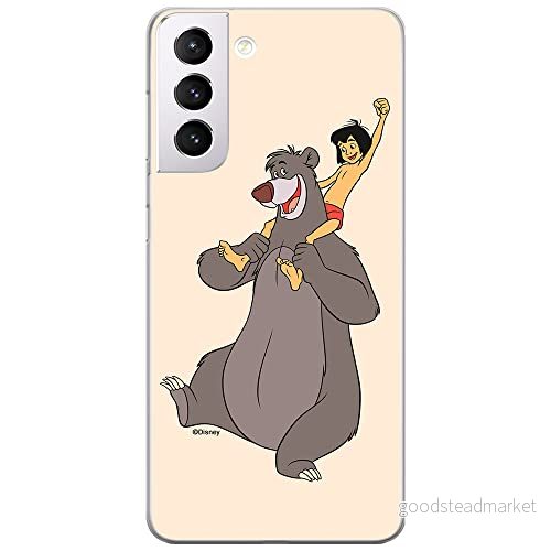 ERT GROUP mobiltelefonfodral för Samsung S21 originalt och officiellt licensierat Disney mönster Jungle Book 002 optimalt anpassad till formen på mobiltelefonen, fodral tillverkad av TPU plast 5905131196781