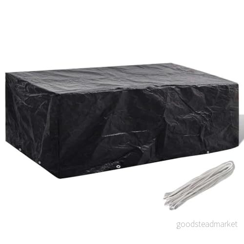 Överdrag för trädgårdsmöbler med 8 öljetter 200 x 160 70 cm 8718475915423