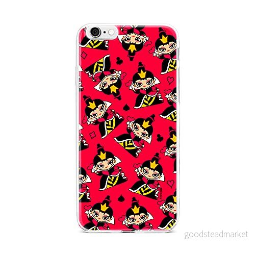 ERT GROUP mobiltelefonfodral för Iphone 6/6S originalt och officiellt licensierat Disney mönster Queen of Hearts 002 optimalt anpassad till formen på mobiltelefonen, fodral tillverkad av TPU plast 5905131428479