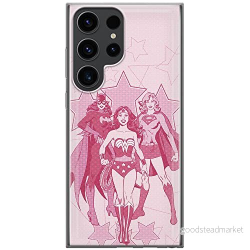 ERT GROUP mobiltelefonfodral för Samsung S23 ULTRA originalt och officiellt licensierat DC mönster Super Girls 002 optimalt anpassad till formen på mobiltelefonen, fodral tillverkad av TPU plast 5905511458584