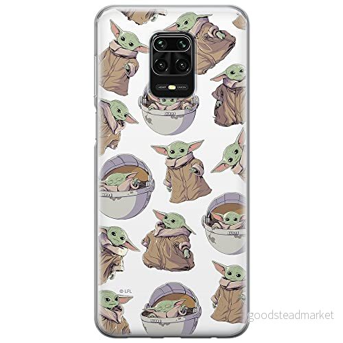 ERT GROUP mobiltelefonfodral för Xiaomi REDMI NOTE 9 PRO/ 9S originalt och officiellt licensierat Star Wars mönster Baby Yoda 028 anpassad till formen på mobiltelefonen, fodral tillverkad av TPU plast 5904805095832