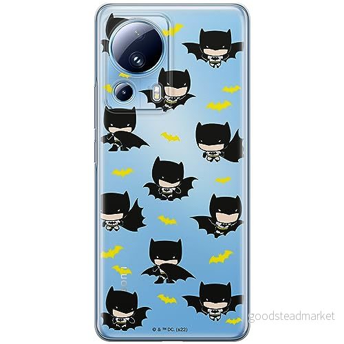 ERT GROUP mobiltelefonfodral för Xiaomi 13 LITE/CIVI 2 originalt och officiellt licensierat DC mönster Batman 077 optimalt anpassad till formen på mobiltelefonen, gedeeltelijk transparant 5905511927844