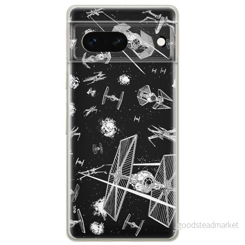 ERT GROUP mobiltelefonfodral för Google PIXEL 7 originalt och officiellt licensierat Star Wars mönster 038 optimalt anpassad till formen på mobiltelefonen, fodral tillverkad av TPU plast 5905795144951