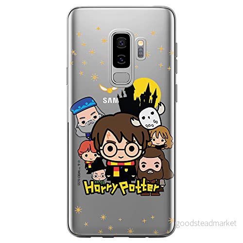 ERT GROUP mobiltelefonfodral för Samsung S9 PLUS originalt och officiellt licensierat Harry Potter mönster 100 optimalt anpassad till formen på mobiltelefonen, gedeeltelijk transparant 5905131728197