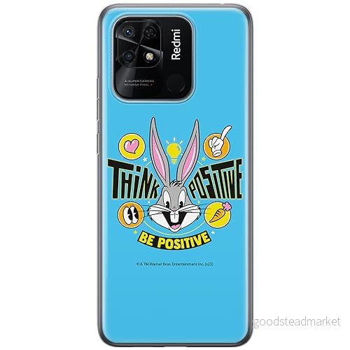 ERT GROUP mobiltelefonfodral för Xiaomi REDMI 10C originalt och officiellt licensierat Looney Tunes mönster Bugs 019 optimalt anpassad till formen på mobiltelefonen, fodral tillverkad av TPU plast 5905795083571