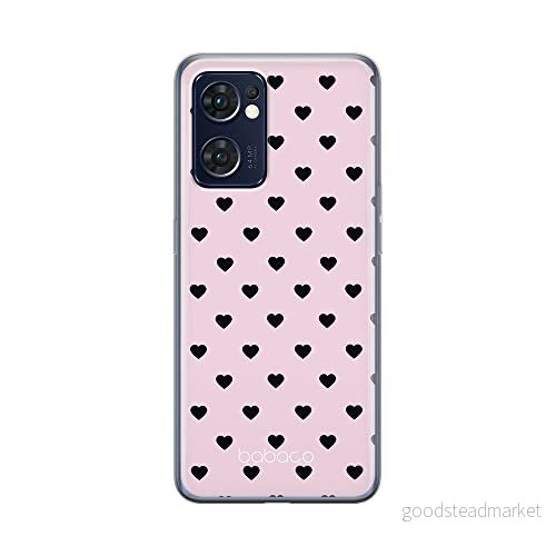 ERT GROUP mobiltelefonfodral för Oppo RENO 7 5G originalt och officiellt licensierat Babaco mönster Hearts 003 optimalt anpassad till formen på mobiltelefonen, fodral tillverkad av TPU plast 5905511309565