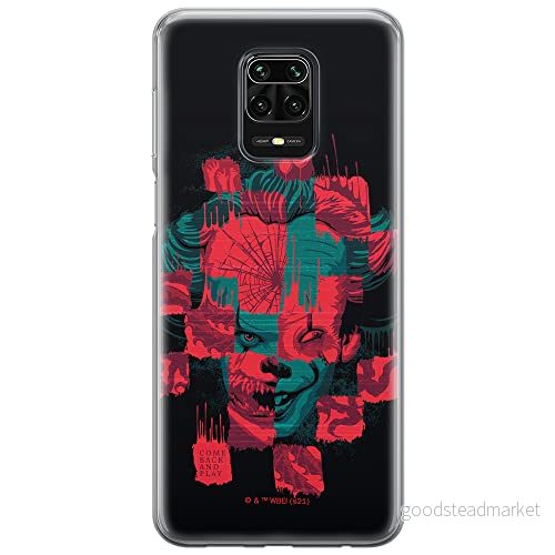 ERT GROUP mobiltelefonfodral för Xiaomi REDMI NOTE 9 PRO/ 9S originalt och officiellt licensierat Horror mönster It 013 optimalt anpassad till formen på mobiltelefonen, fodral tillverkad av TPU plast 5905131982704