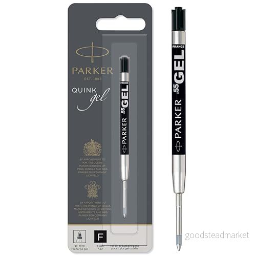 Parker Gelrefill - Fin spets 0,5 mm - Svart - 1 st 3026980207625
