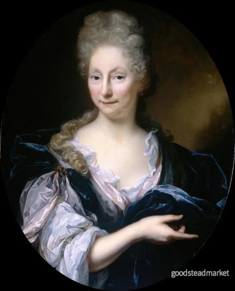 Målning Porträtt av Margaretha van de Eeckhout, hustru till Pieter van de Poel - Arnold Boonen | Konsttryck - Bild 2