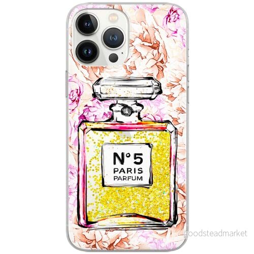 ERT GROUP mobiltelefonfodral för Apple Iphone 11 PRO MAX originalt och officiellt licensierat Babaco mönster Perfume 003 Vit anpassad till formen på mobiltelefonen, med glitter overflow effekt 5903537773896