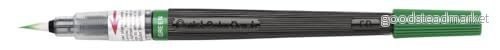 Pentel färgborste, olika, grön, 17,5 x 1,3 cm, (XGFL 104X) 884851010681